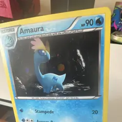 Pokemon TCG Furious Fists Amaura 25/111 & Aurorus 26/111 Lot Cosmos Holos - Image 2