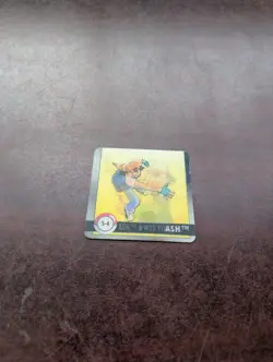 Ash Pikachu S-4 3D Pokemon Premier Edition Silver MP Holo Card - Image 2
