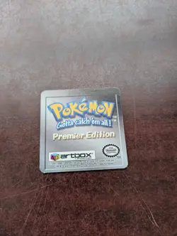 Ash Pikachu S-4 3D Pokemon Premier Edition Silver MP Holo Card - Image 3