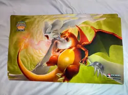 2019 Pokemon Championships Regional Playmat Charizard Reshiram - Image 1