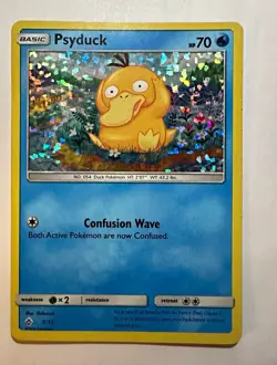 Pokemon TCG Psyduck 2/12 McDonald's 2018 Holo Promo Basic 70 HP English MP - Image 1