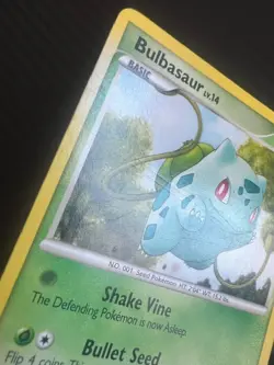 Pokemon TCG Bulbasaur 77/132 Common Secret Wonders MP - Image 3