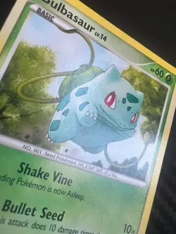Pokemon TCG Bulbasaur 77/132 Common Secret Wonders MP - Image 4