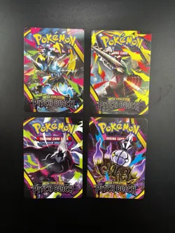 Pokemon Pitch Black Trainer Tip Art Card Collection Build Battle Exclusive - Image 1