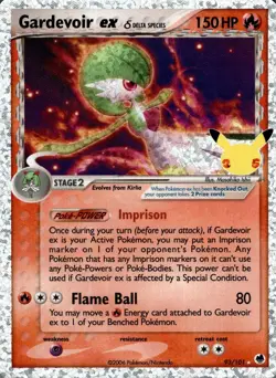 Gardevoir ex 93/101 Celebrations: Classic Collection Pokemon Holo NM - Image 1