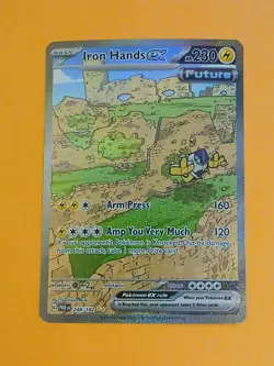 Pokemon Paradox Rift Iron Hands ex 248/182 Special Illustration Rare - Image 2