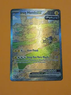 Pokemon Paradox Rift Iron Hands ex 248/182 Special Illustration Rare - Image 3
