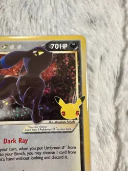 Pokemon Umbreon Gold Star Celebrations 17/17 Series NM - Image 5