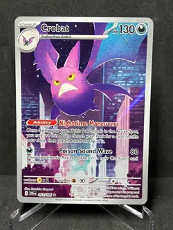 Crobat 093/086 Holo Illustration Rare Chaos Rising Pokemon Near Mint - Image 1
