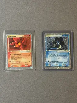 Pokemon ex Era Lot Magmar ex 100/109 Lapras ex 99/109 Plusle RH Pachirisu Promo - Image 2