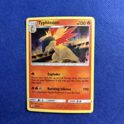 Typhlosion SM185 Cosmos Holo Black Star Promo Pokemon Card - Nm - Image 1
