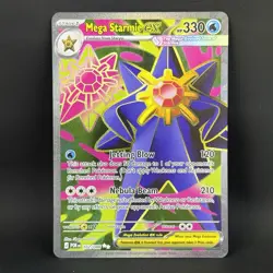 Pokemon Mega Starmie EX 102/088 NM Full Art Ultra Rare Perfect Order - Image 1