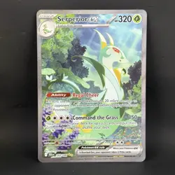 Pokemon Serperior EX 164/086 NM SIR Special Illustration Rare Black Bolt - Image 1