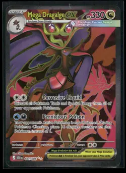 Mega Dragalge ex 104/086 Holo Chaos Rising NM/M Pokemon - Image 1