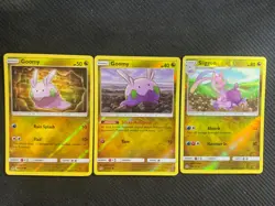 Goomy 92/131 + Goomy 91/131 + Sliggoo 93/131 Reverse Holo Pokemon - Image 1