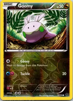 Goomy 75/119 Common Phantom Forces Pokemon Reverse Holo NM - Image 1