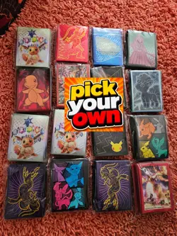 pokemon etb sleeves 65 count new pick your own! - Image 1