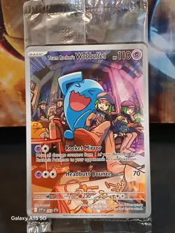 Team Rockets Wobbuffet 203 Sealed Promo Destined Rivals ETB Pokemon Card - Image 2