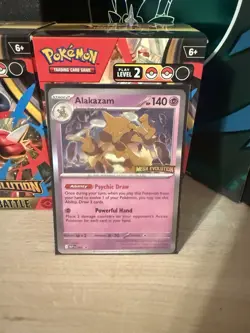 Pokemon Mega Evolution Alakazam STAMPED Prerelease Promo 003 Near Mint Card - Image 2