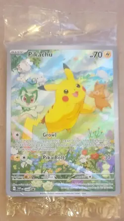 Pikachu 088 Sv: Scarlet & Violet Promo Cards Holo Sealed pack Pokemon - Image 1