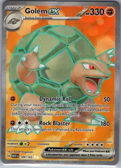 Golem ex 189/165 SV: Scarlet & Violet 151 - Pokemon Card - NM - Image 1