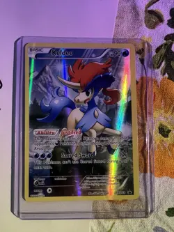 Keldeo XY118 Pokemon TCG XY Black Star Promo Full Art Holo Card NM Condition - Image 1