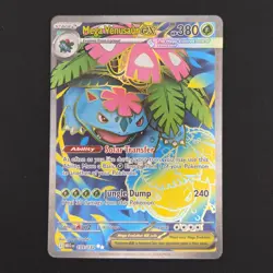 Pokemon TCG Card Mega Venusaur ex 155/132 Mega Evolution Ultra Rare - NM - Image 1