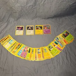 Pokemon Card Lot 100+ Holos Rares Uncommons Commons Bulk Collection Pack Set - Image 4