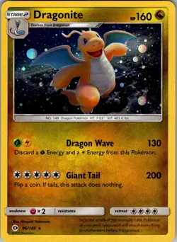 Dragonite (Cosmos Holo) Miscellaneous Cards & Products 096/149 Promo Pokemon NM - Image 1