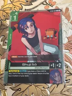 Gundam Card Game Shuji Ito Store Tournament Participant ST06-010 - Image 1