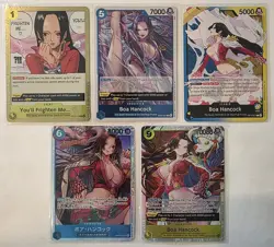 Boa Hancock 5 Card Lot ONE PIECE Card Game TCG NM - Image 1