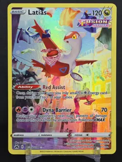 Pokemon Card Latias GG20/GG70 Crown Zenith 2023 Galarian Gallery Holo Full Art - Image 5