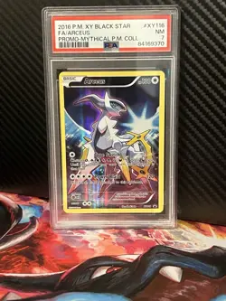 Pokemon TCG Arceus XY Black Star Promos Holo Card XY116 Near Mint Condition PSA7 - Image 2