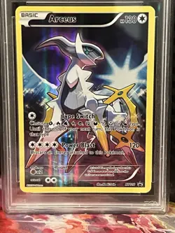 Pokemon TCG Arceus XY Black Star Promos Holo Card XY116 Near Mint Condition PSA7 - Image 3