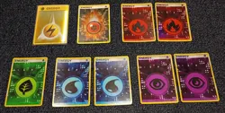 9 Holo Energies Pokemon Card Lot - 7 Power Keepers 1 EX Emerald 1 Evolutions - Image 1
