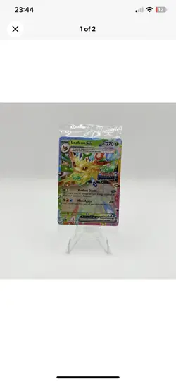 Flareon ex 014/131 & Leafeon ex 006/131 Prismatic Stamped Promo Cards (Sealed) - Image 3