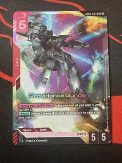 Gundam Card Game - Providence Gundam GD03-033 LR English Holo - Image 1
