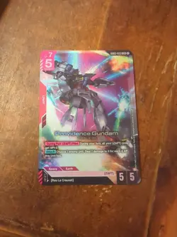Gundam Card Game Providence Gundam GD03-033 LR Steel Requiem Full Art English - Image 1