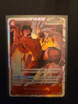 Bandai One Piece Card Game Monkey D. Luffy OP16-015 SR Alt Art Foil EN - Image 1