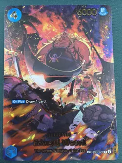 Edward Weevil SP R EB01-023 THE AZURE SEA'S SEVEN ONE PIECE Card ENGLISH OP14 - Image 1