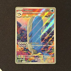 Wailord 162/159 Sv09 Journey Together IR Holo 240 Pokemon Card - Fast Shipping! - Image 1