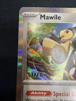 Pokemon TCG Mawile (Prerelease) [Staff] 039 SV: Scarlet & Violet Promo Card 🔥 - Image 2