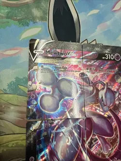 Mewtwo V-Union Set - Pokemon Sword & Shield Promo Holo Card NM - Image 3