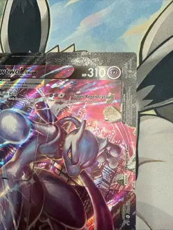 Mewtwo V-Union Set - Pokemon Sword & Shield Promo Holo Card NM - Image 4