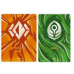 2025 Riftbound League of Legends Chinese TCG Rune Promo 2 Cards Set Holo Foil - Image 1