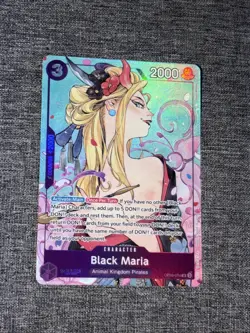 One Piece Black Maria OP08-074 Illustration Box Vol.2 Promo Alt Art NM/M - Image 1
