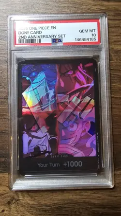 Don!! Card One Piece English 💎 PSA 10 💎 2nd Anniversary Set (UK SELLER) - Image 1