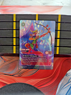 Robin Hood Disney Lorcana TCG Enchanted Shimmering Skies Sharpshooter 215/204 - Image 1