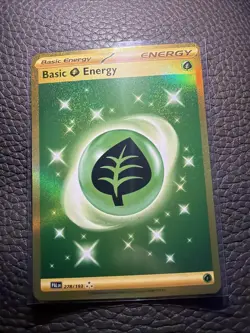 Basic Grass Energy 278/193 Sv02: Paldea Evolved Holo NM Pokemon TCG - Image 1