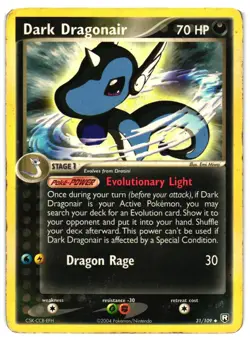 Pokemon TCG Dark Dragonair 31/109 Non-Holo Team Rocket Returns Regular DMG - Image 1